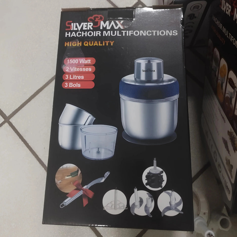 Hachoir SILVER MAX 1500 Watt - كؤوس 3